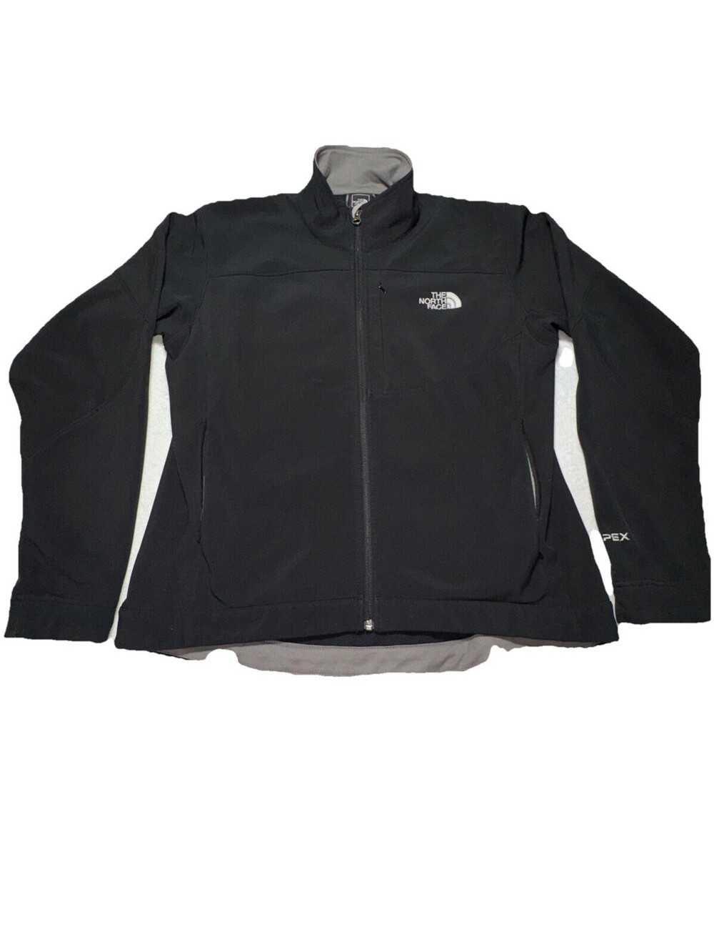 Women's Large The North Face Apex Bionic Soft Shell Jacket Black Waterproof